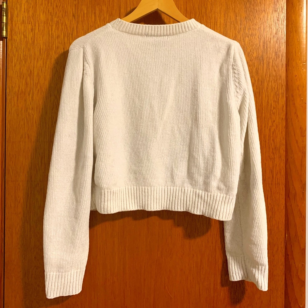 Cozy Cropped Sweater Off-White